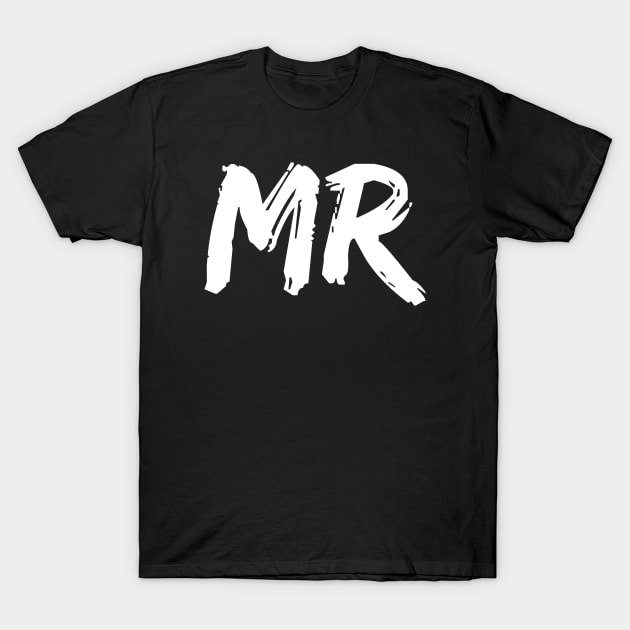 Mr - Wedding Bride and Groom T-Shirt by MEDtee